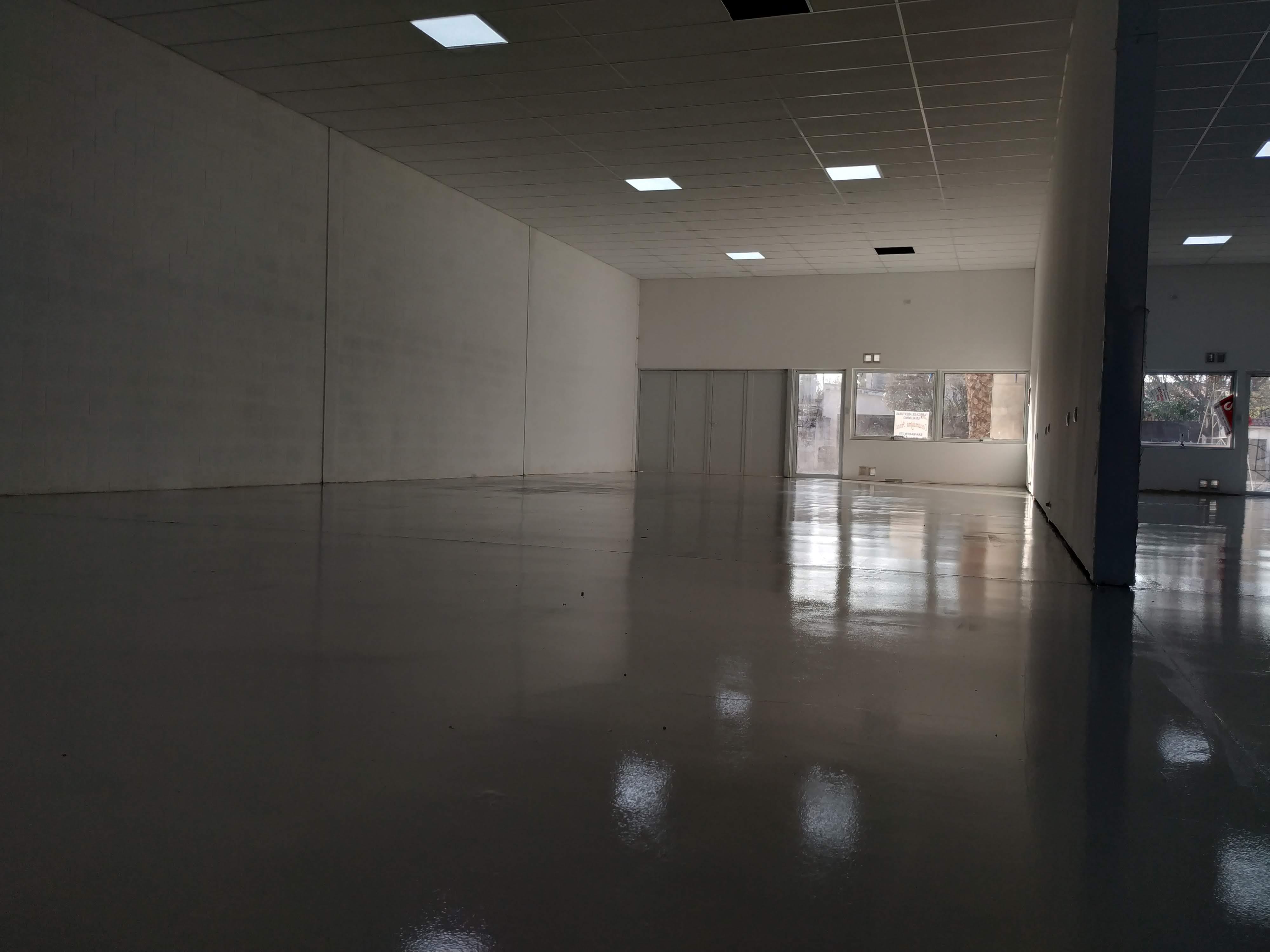 Interior antes de pintar - Estado original