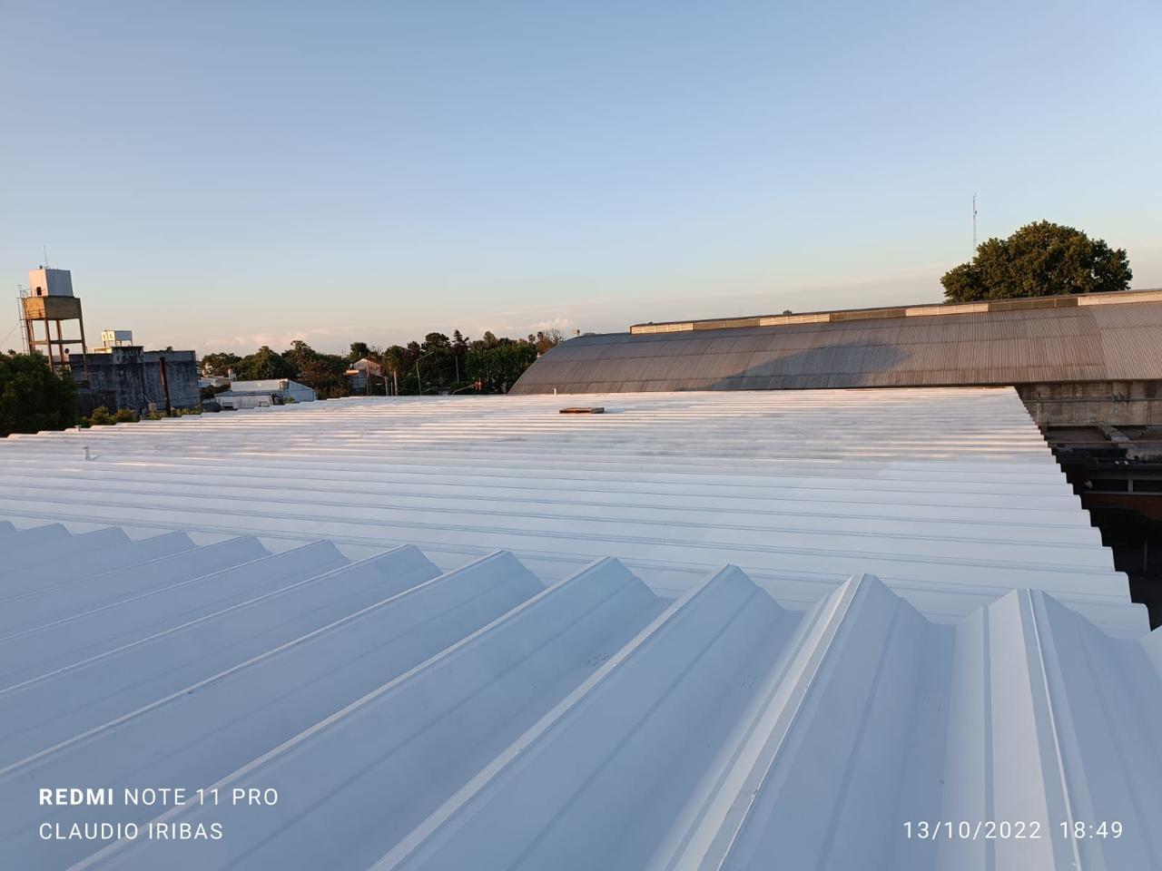 Estructura industrial después - Con revestimiento anticorrosivo