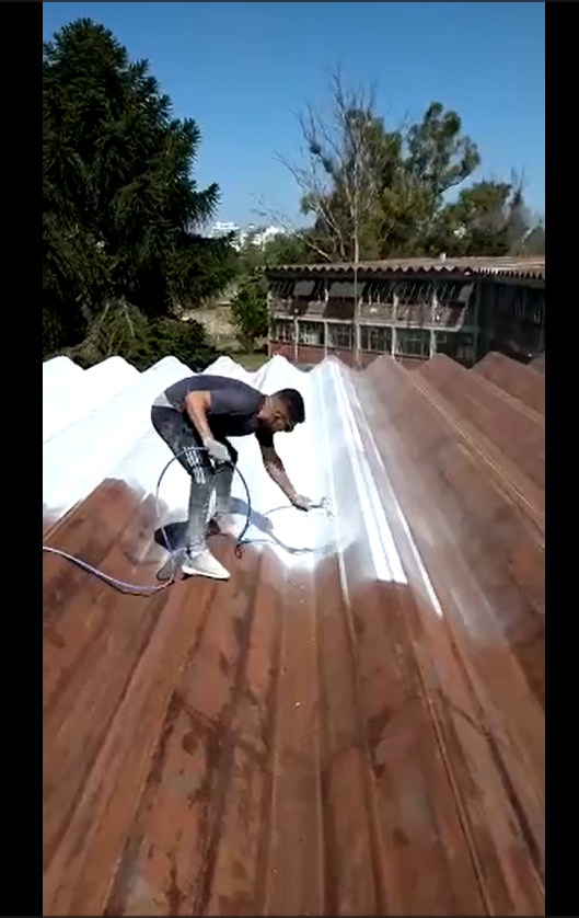 Estructura industrial antes - Sin protección anticorrosiva